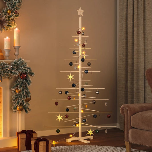 Kerstdecoratie Kerstboom Massief Grenenhout