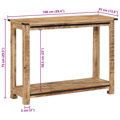 Wandtafel Massief Mangohout