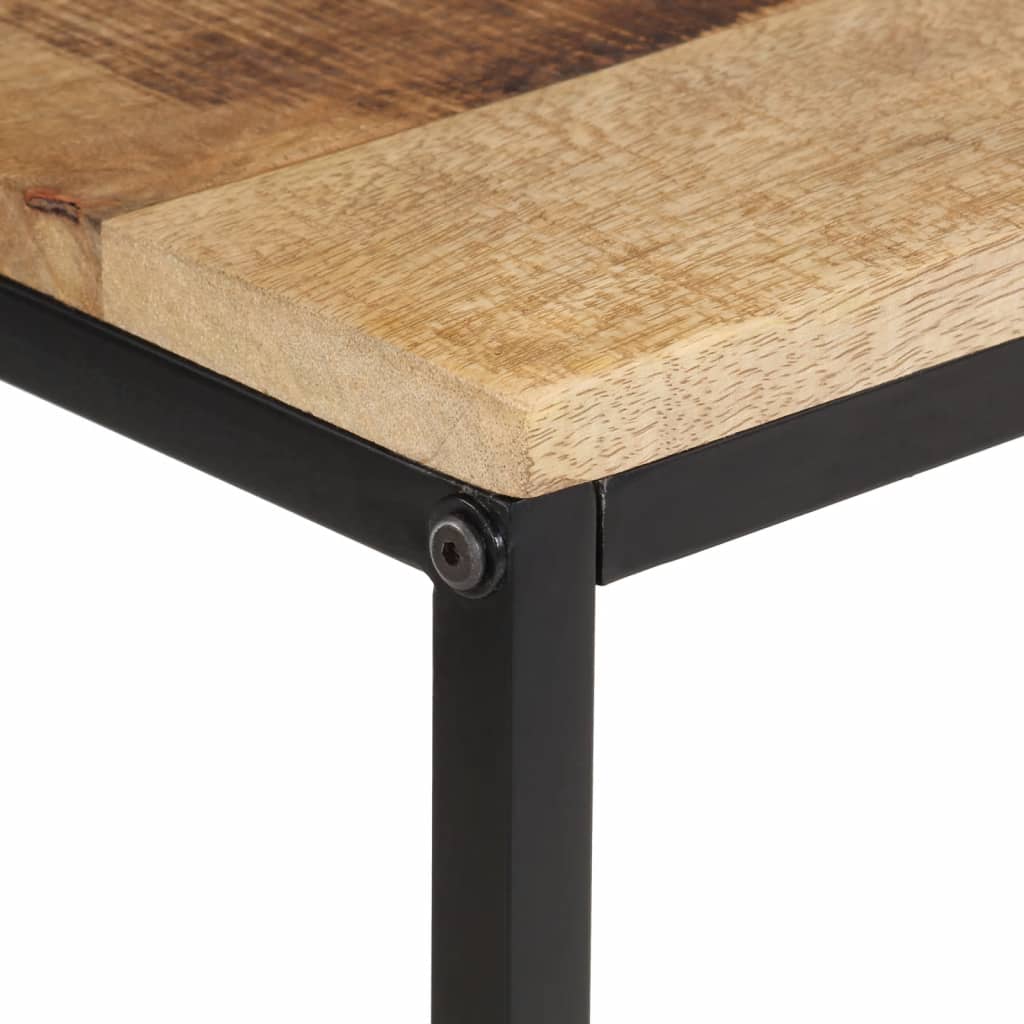 Wandtafel Massief Ruw Mangohout