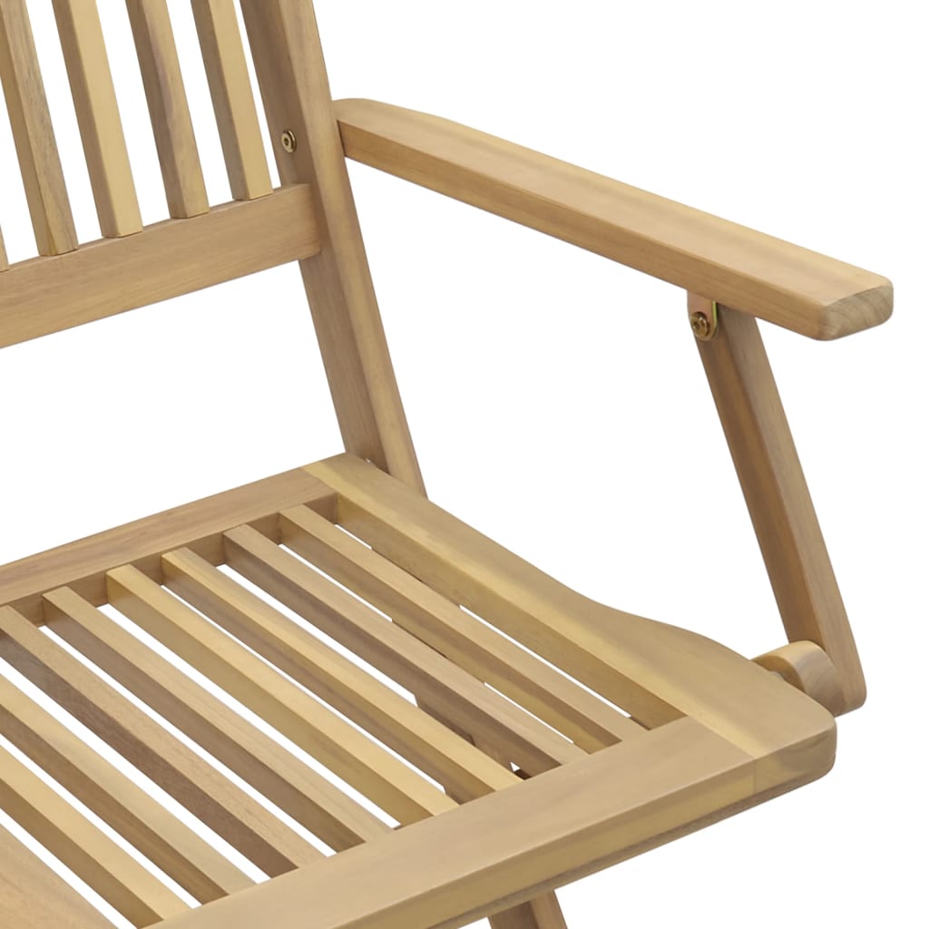 Tuinstoelen Inklapbaar 54,5X58X90 Cm Massief Acaciahout