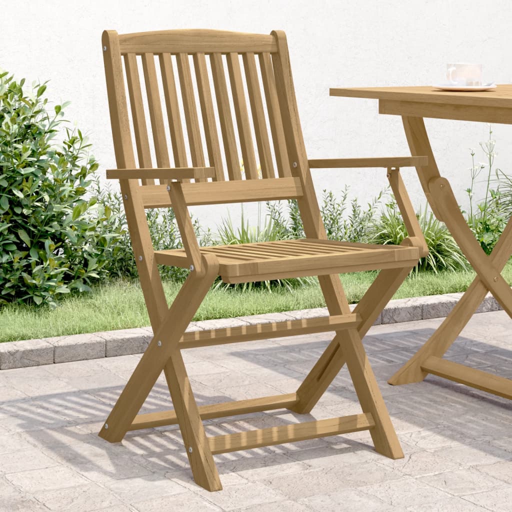 Tuinstoelen Inklapbaar 54,5X58X90 Cm Massief Acaciahout