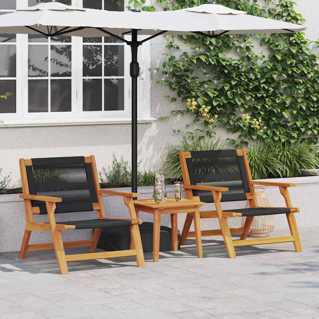 Ligbedden 2 Stuks 67X77X73 Cm Massief Acaciahout