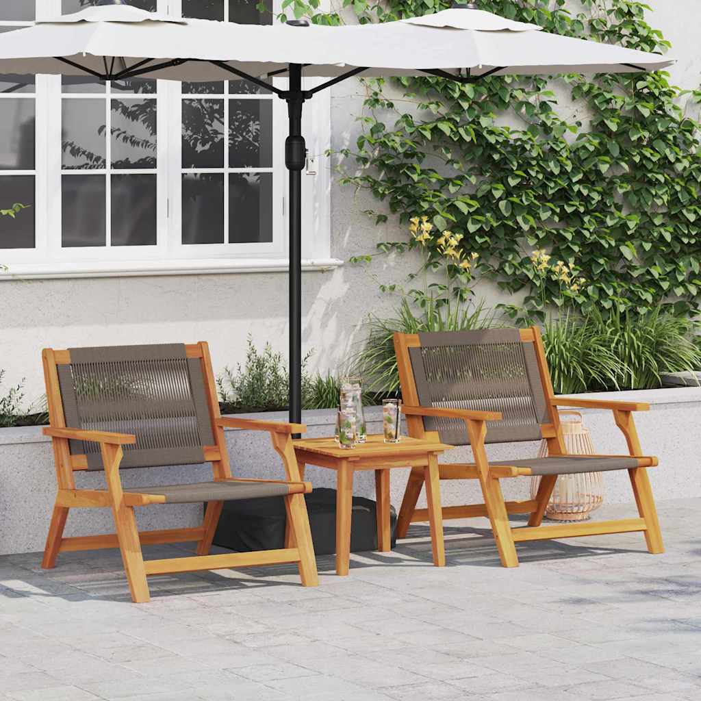 Ligbedden 2 Stuks 67X77X73 Cm Massief Acaciahout