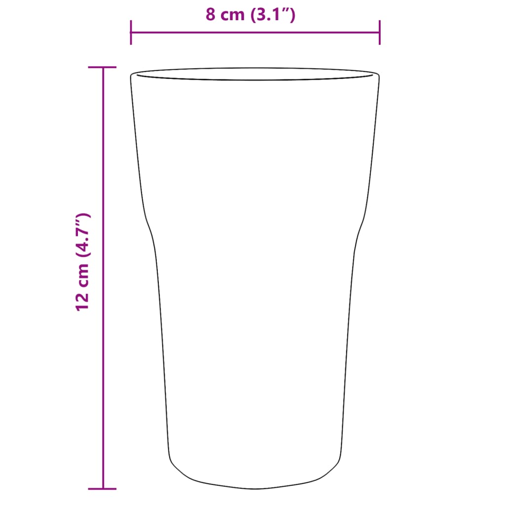 Bierglazen 6 St