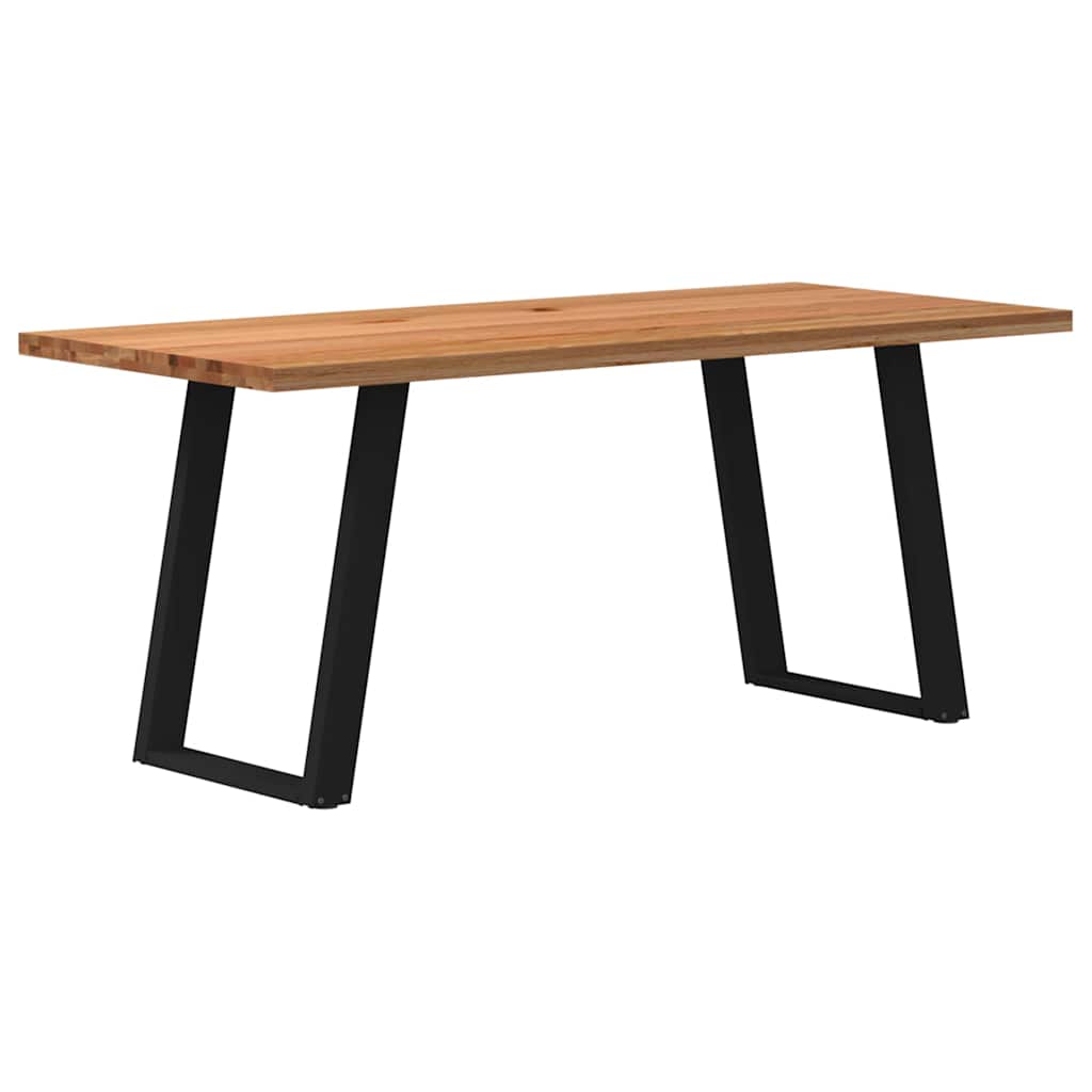 Eettafel Rechthoekig Massief Eikenhout