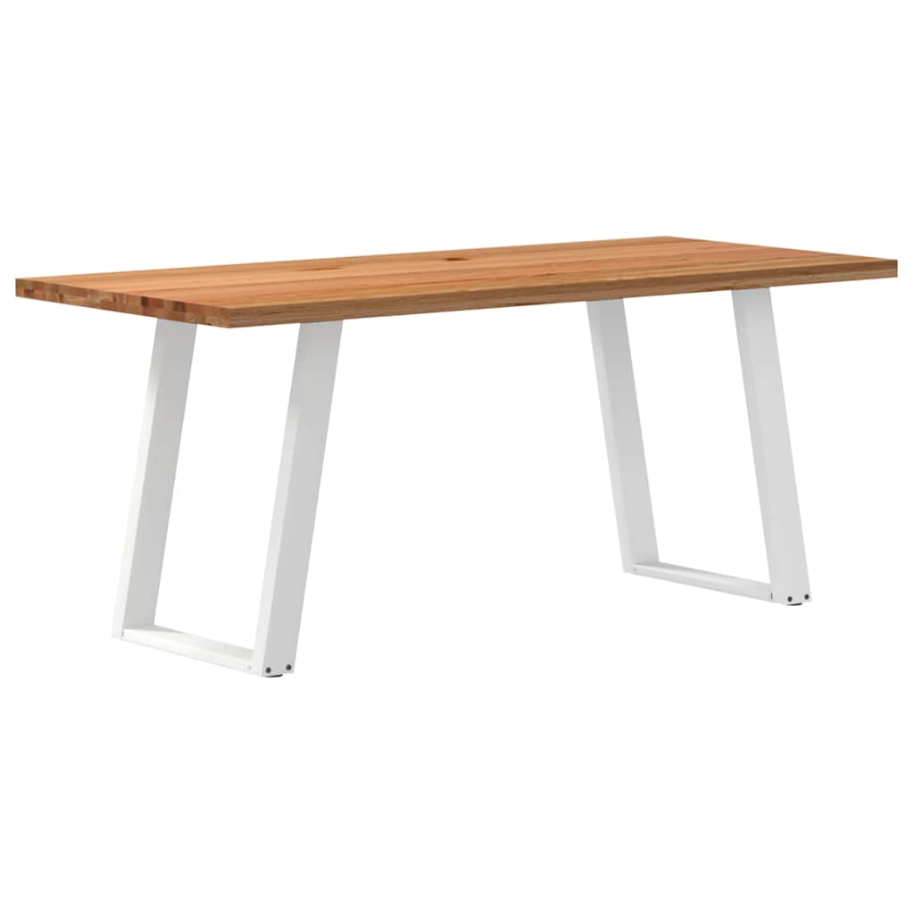 Eettafel Rechthoekig Massief Eikenhout