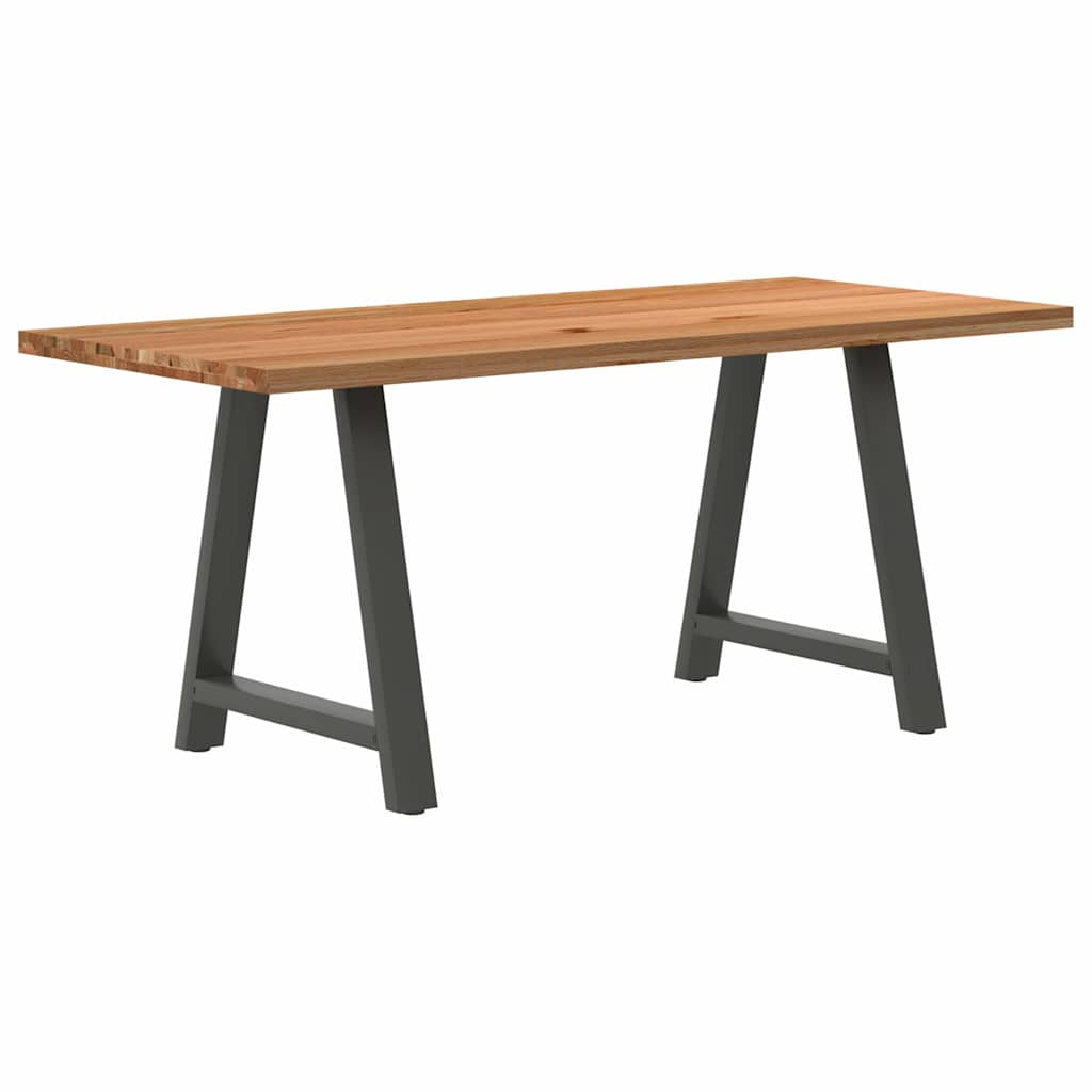 Eettafel Rechthoekig Massief Eikenhout