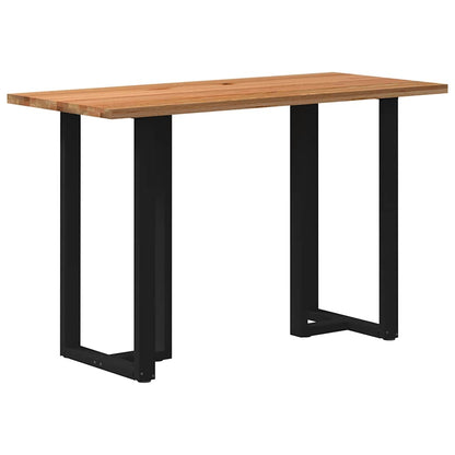 Eettafel Rechthoekig Massief Eikenhout Lichtbruin