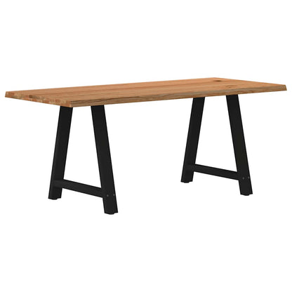 Eettafel Rechthoekig Massief Eikenhout