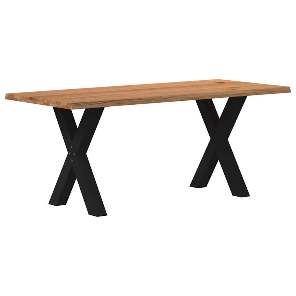 Eettafel Rechthoekig Massief Eikenhout