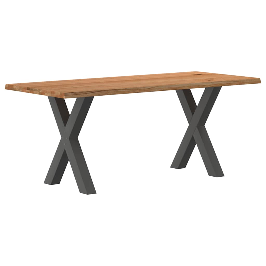 Eettafel Rechthoekig Massief Eikenhout