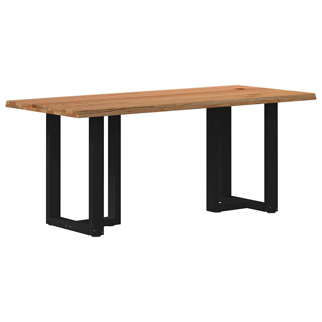 Eettafel Rechthoekig Massief Eikenhout