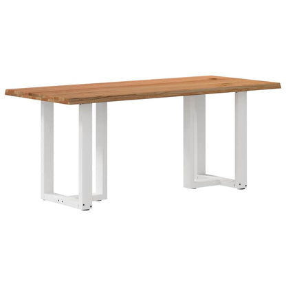 Eettafel Rechthoekig Massief Eikenhout