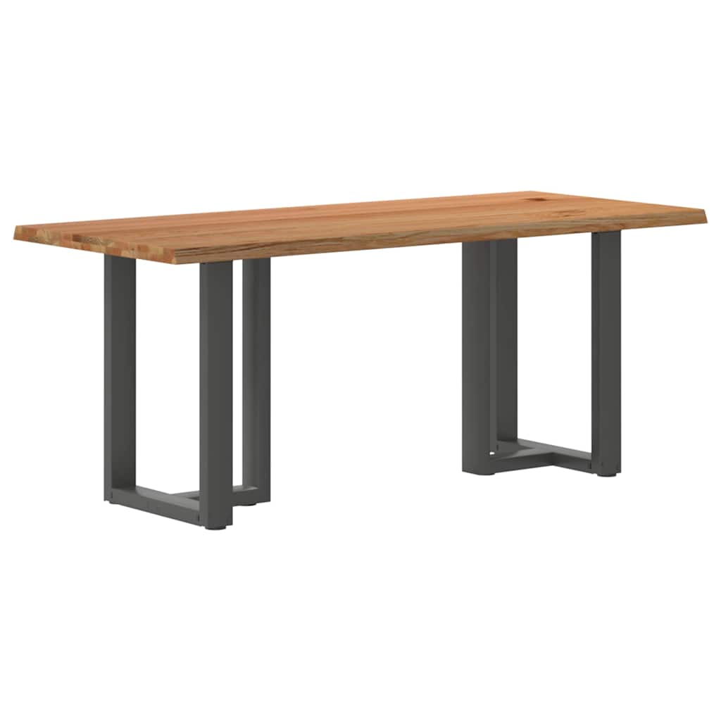 Eettafel Rechthoekig Massief Eikenhout