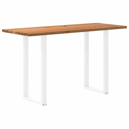 Eettafel Rechthoekig Massief Eikenhout Lichtbruin