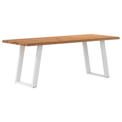 Eettafel Massief Eikenhout Lichtbruin