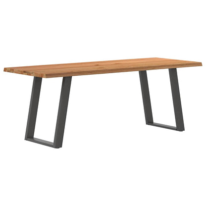 Eettafel Massief Eikenhout Lichtbruin