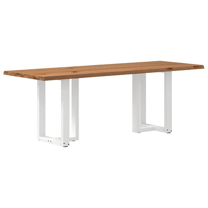 Eettafel Rechthoekig Massief Eikenhout