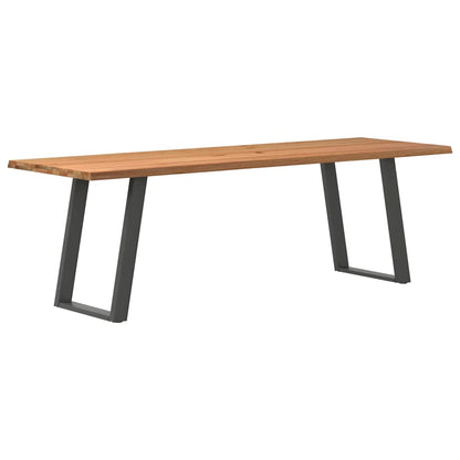 Eettafel Massief Eikenhout Lichtbruin