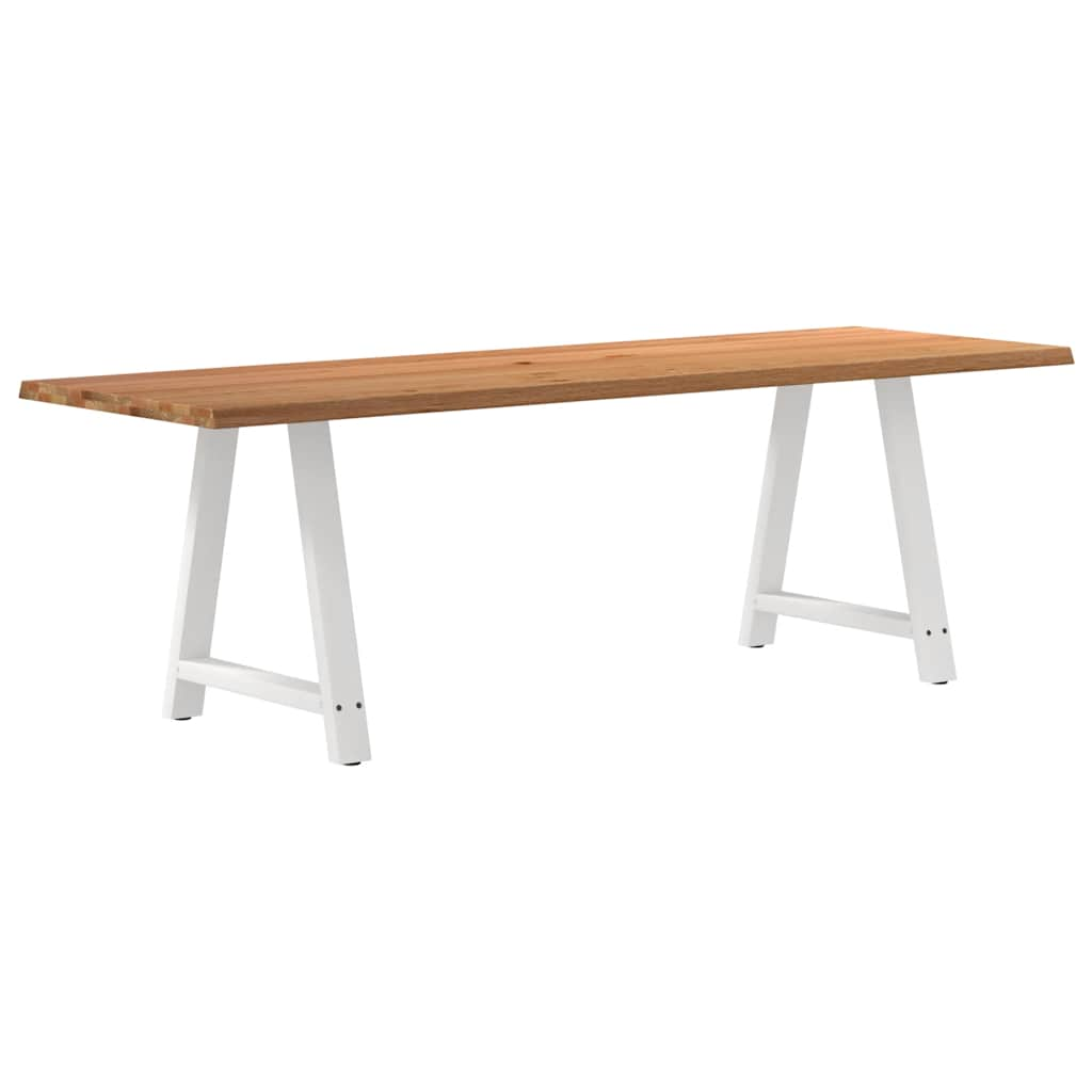 Eettafel Rechthoekig Massief Eikenhout