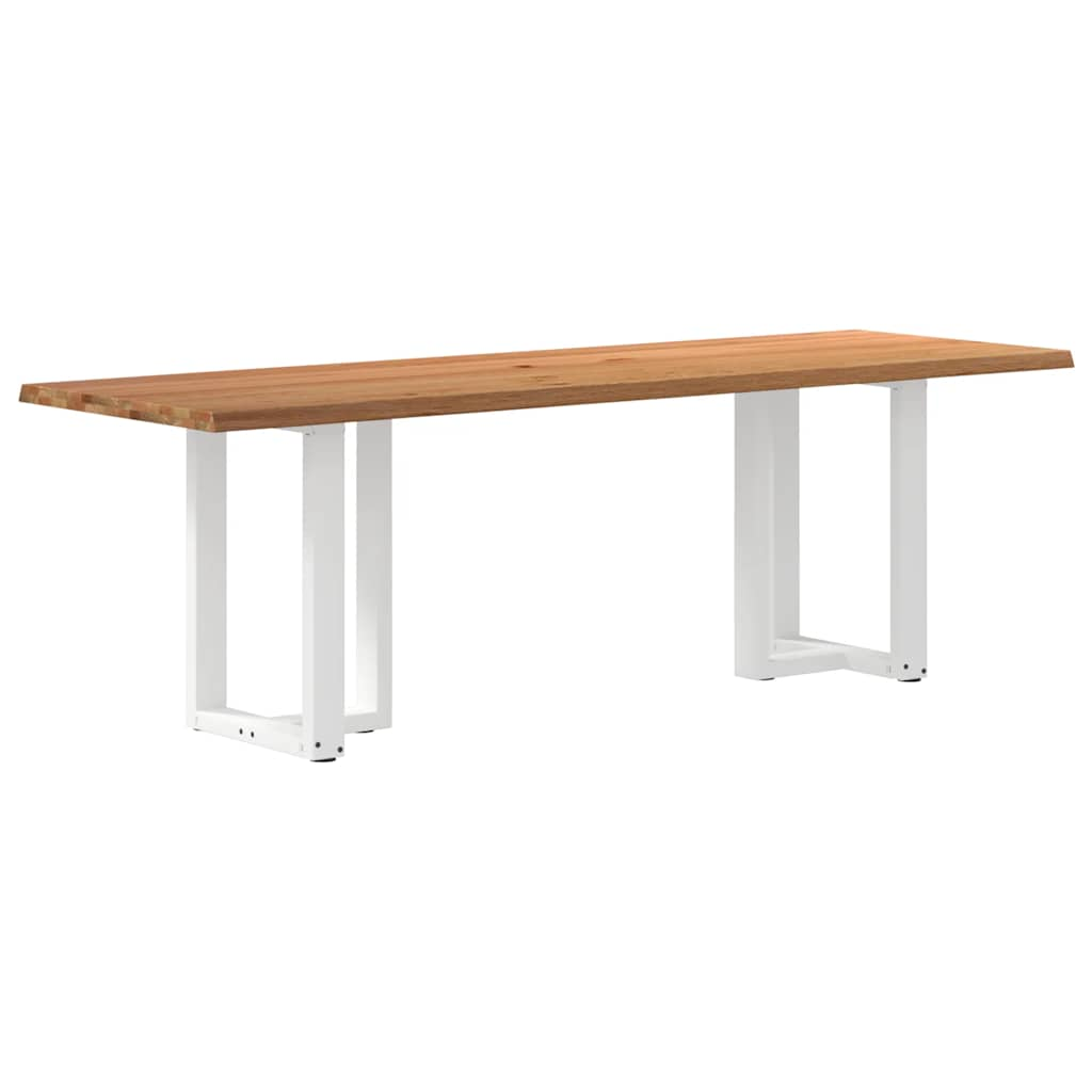 Eettafel Rechthoekig Massief Eikenhout