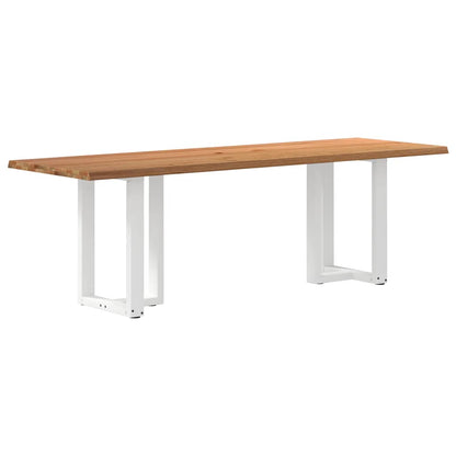 Eettafel Rechthoekig Massief Eikenhout