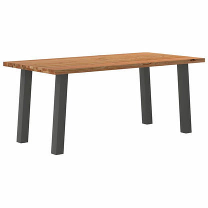 Eettafel Rechthoekig Massief Eikenhout