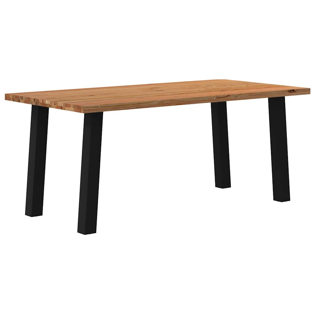 Eettafel Rechthoekig Massief Eikenhout