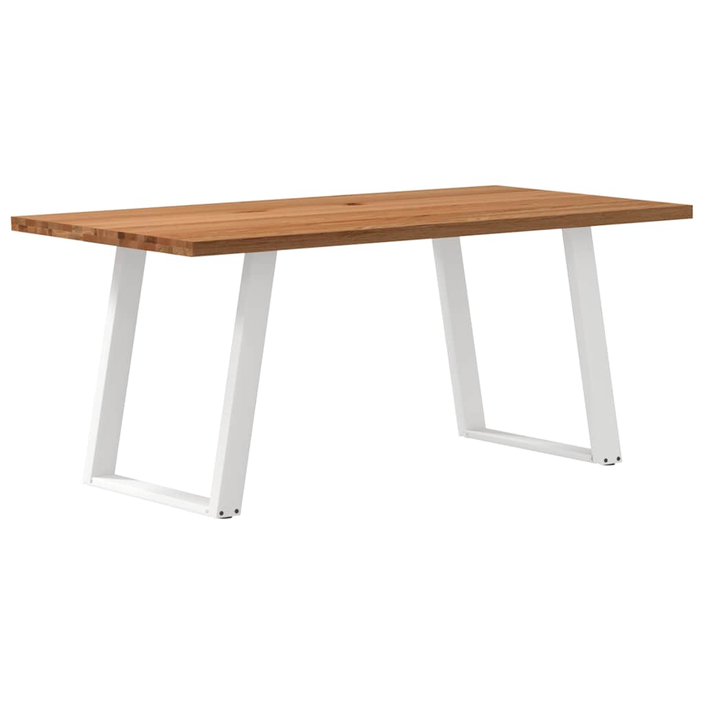 Eettafel Rechthoekig Massief Eikenhout