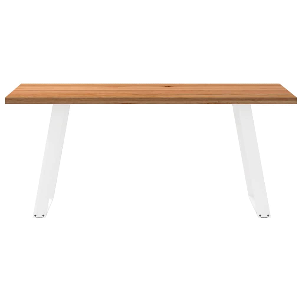 Eettafel Rechthoekig Massief Eikenhout