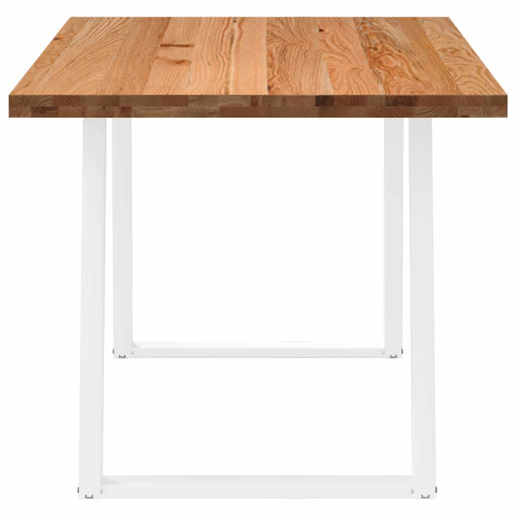 Eettafel Rechthoekig Massief Eikenhout