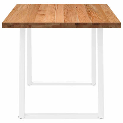 Eettafel Rechthoekig Massief Eikenhout