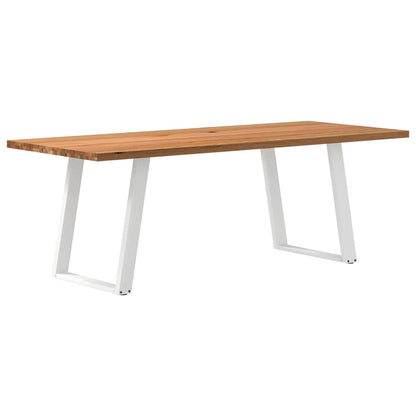 Eettafel Rechthoekig Massief Eikenhout