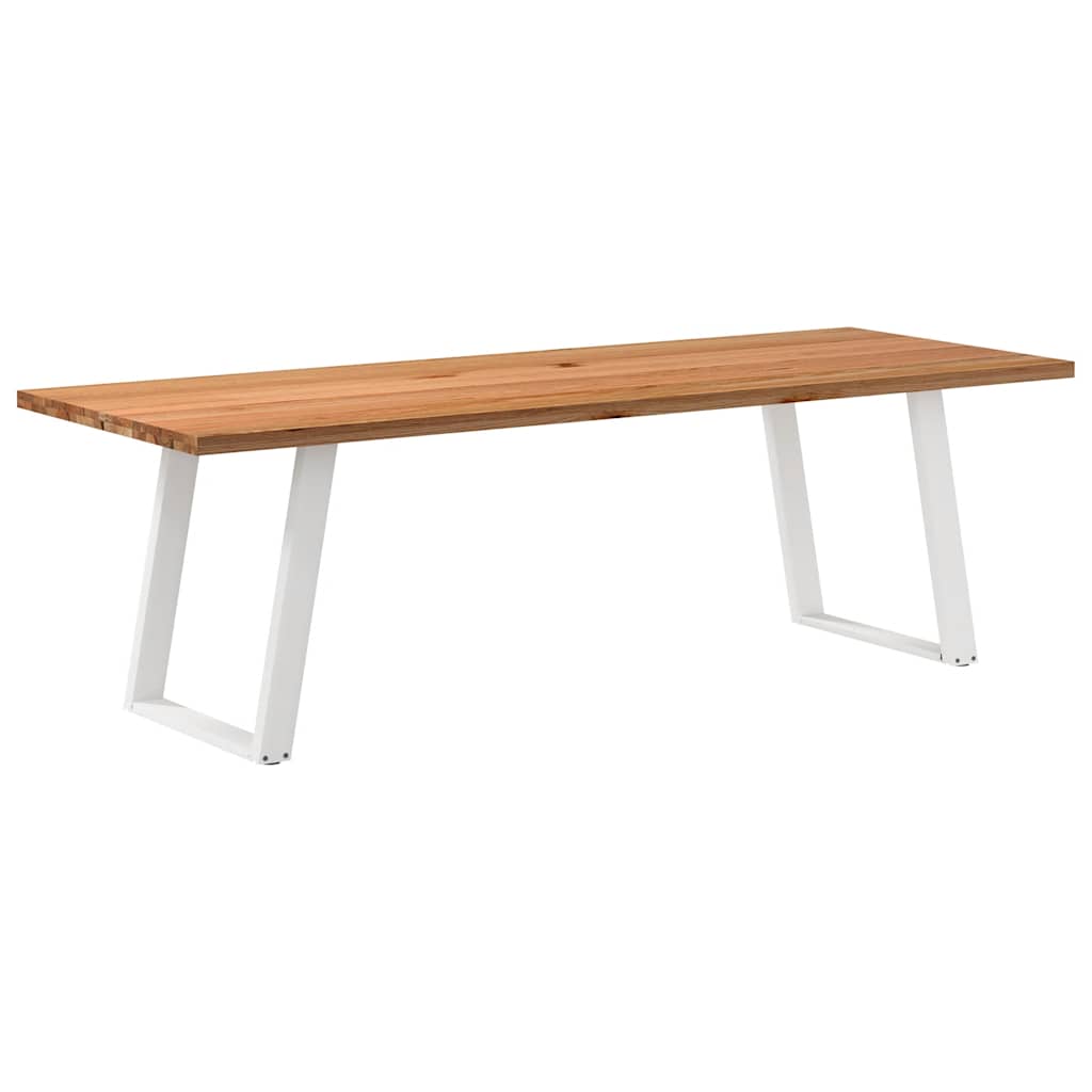 Eettafel Rechthoekig Massief Eikenhout