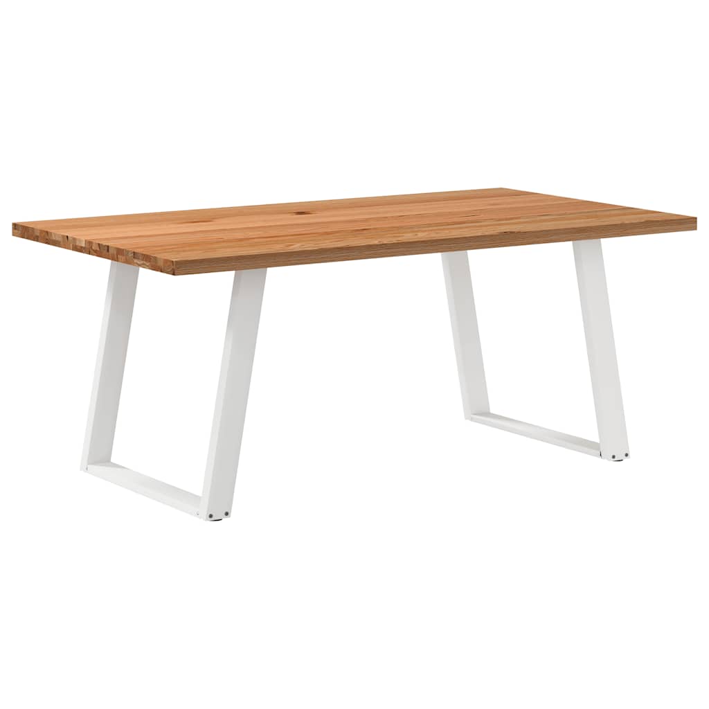 Eettafel Rechthoekig Massief Eikenhout
