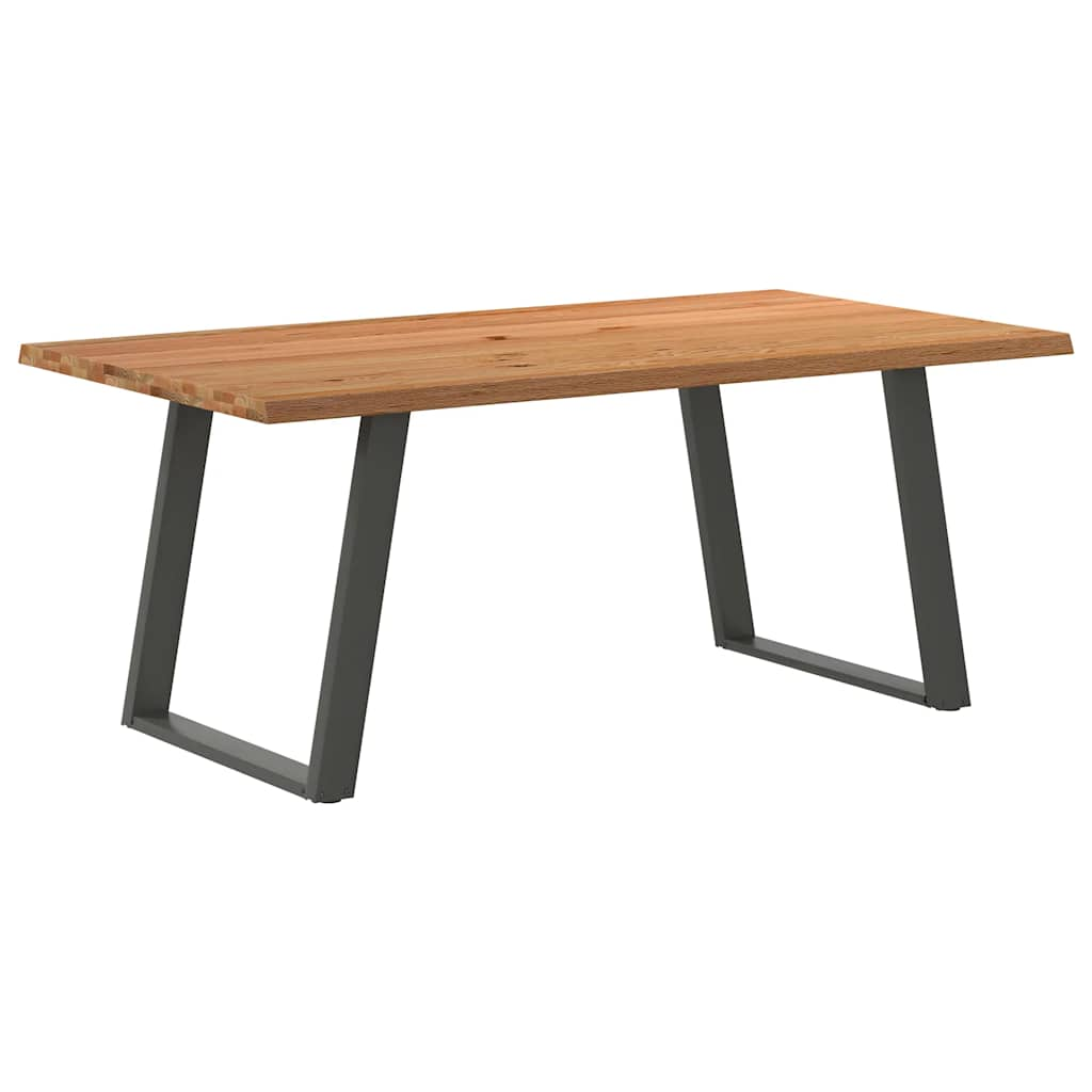 Eettafel Massief Eikenhout Lichtbruin