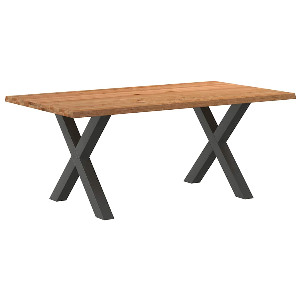 Eettafel Rechthoekig Massief Eikenhout