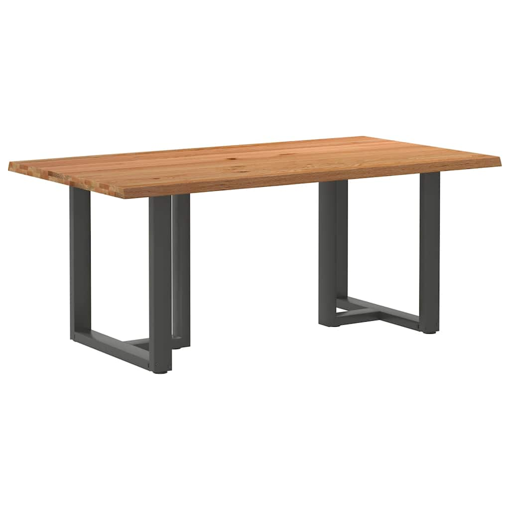 Eettafel Rechthoekig Massief Eikenhout