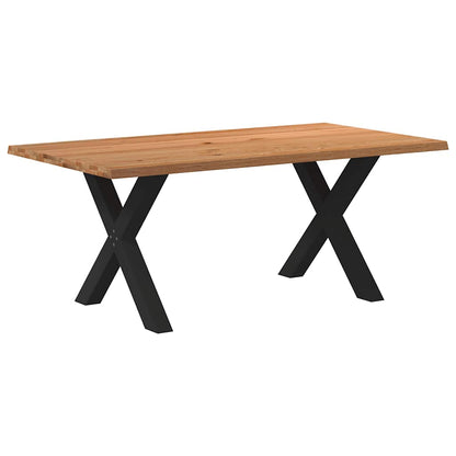 Eettafel Rechthoekig Massief Eikenhout