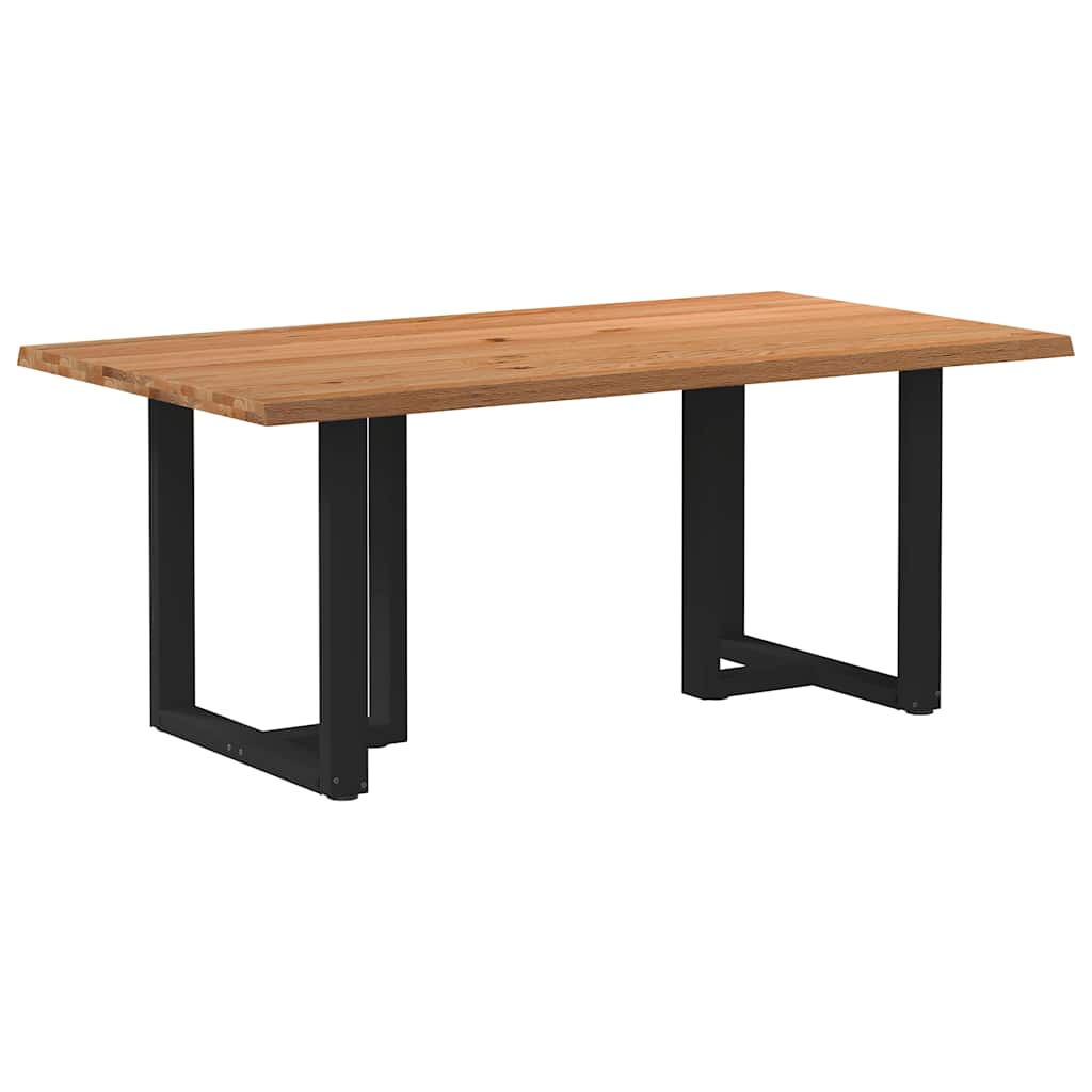 Eettafel Rechthoekig Massief Eikenhout