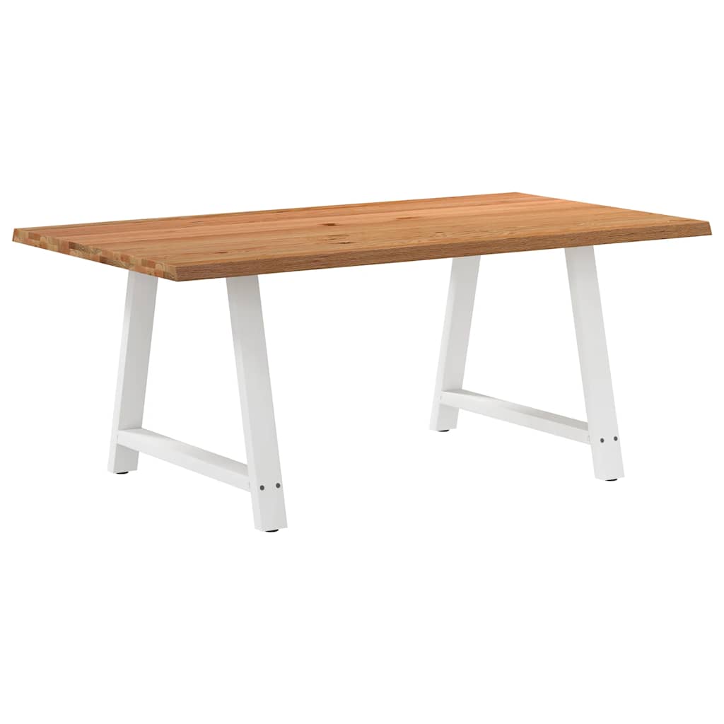 Eettafel Rechthoekig Massief Eikenhout