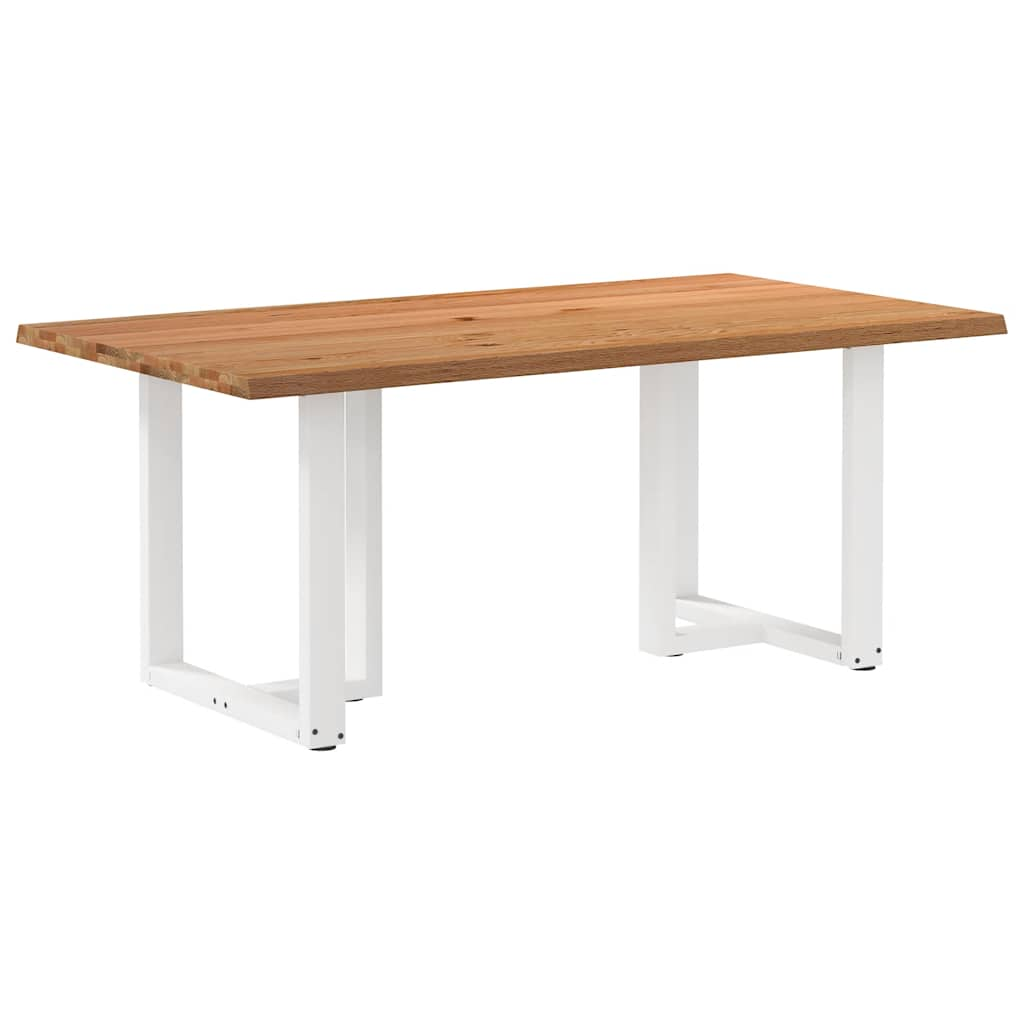 Eettafel Rechthoekig Massief Eikenhout