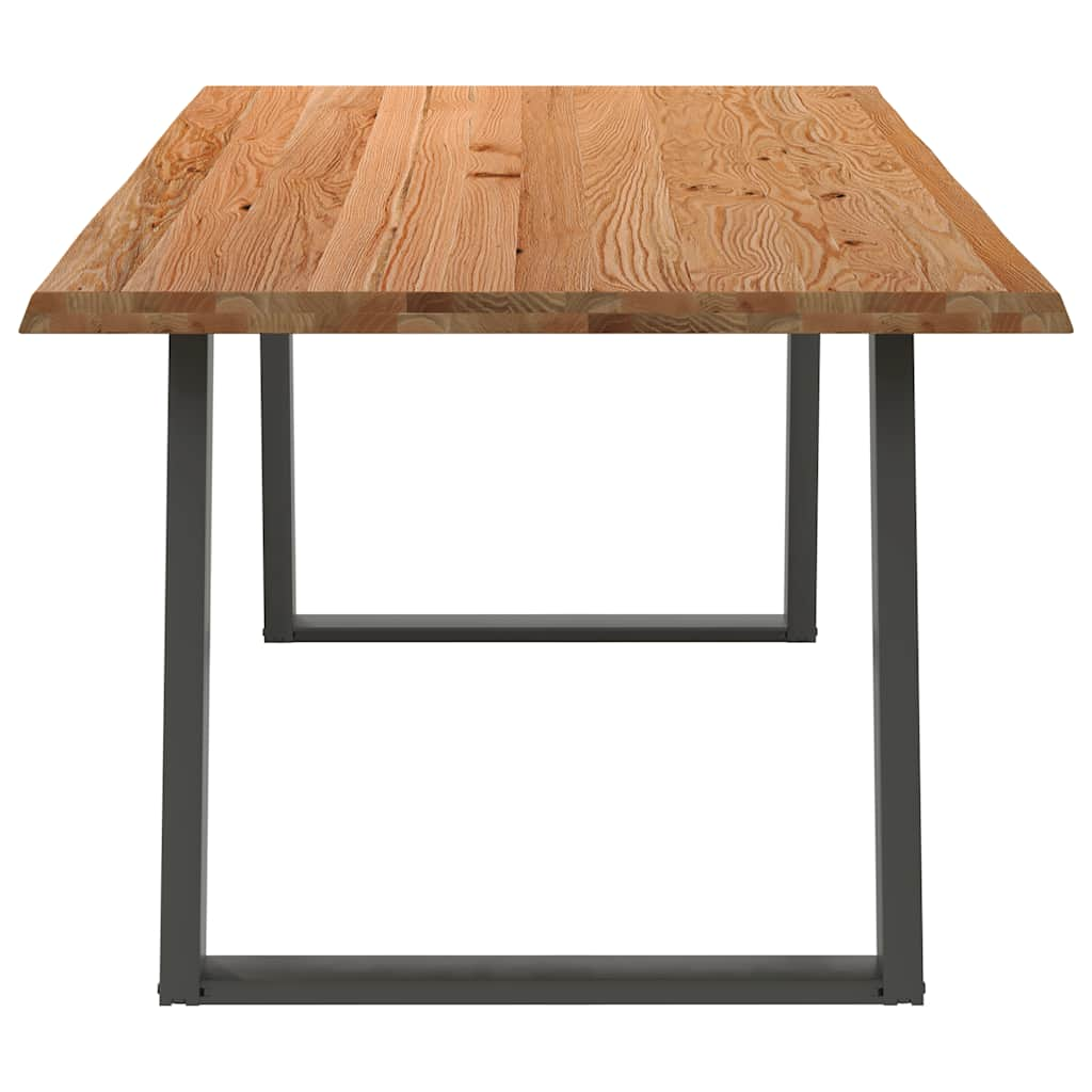 Eettafel Massief Eikenhout Lichtbruin