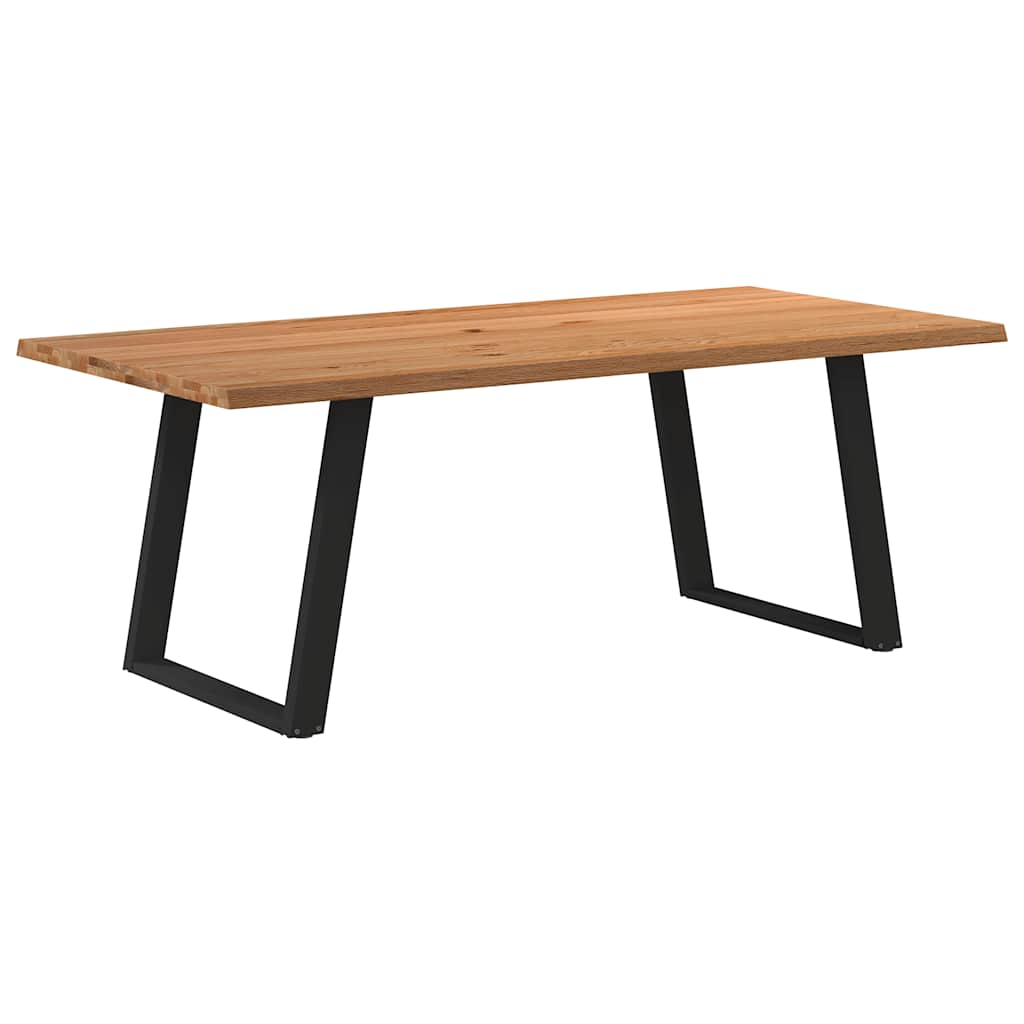 Eettafel Massief Eikenhout Lichtbruin