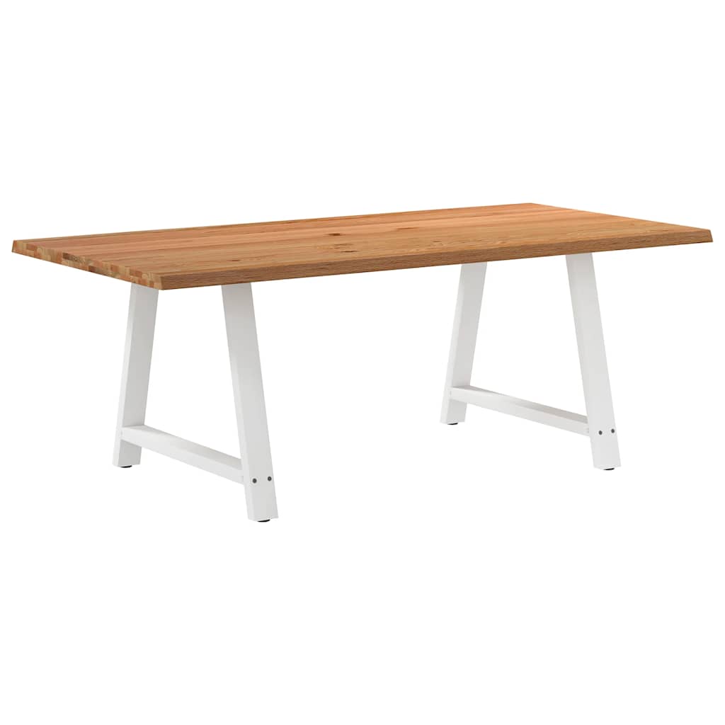 Eettafel Rechthoekig Massief Eikenhout