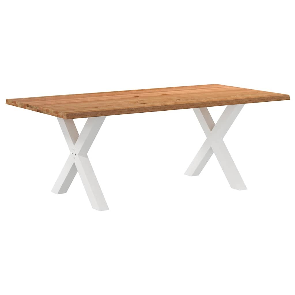 Eettafel Rechthoekig Massief Eikenhout