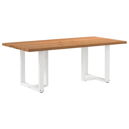 Eettafel Rechthoekig Massief Eikenhout