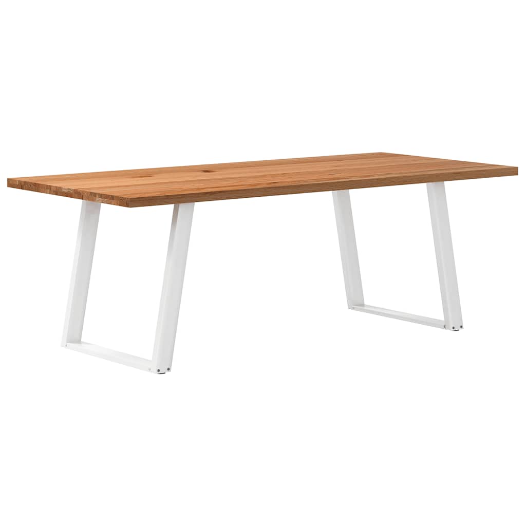 Eettafel Rechthoekig Massief Eikenhout
