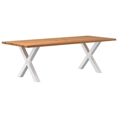 Eettafel Rechthoekig Massief Eikenhout