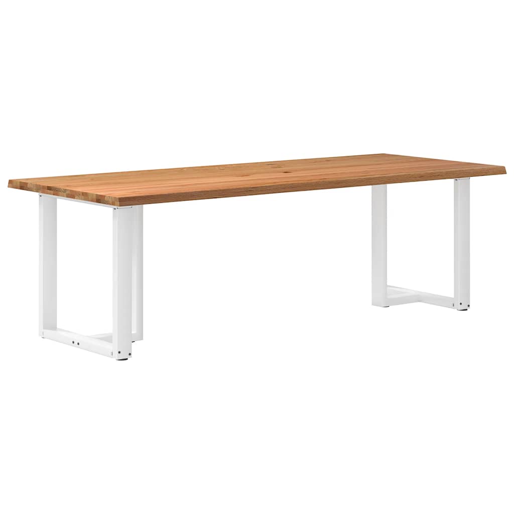 Eettafel Rechthoekig Massief Eikenhout